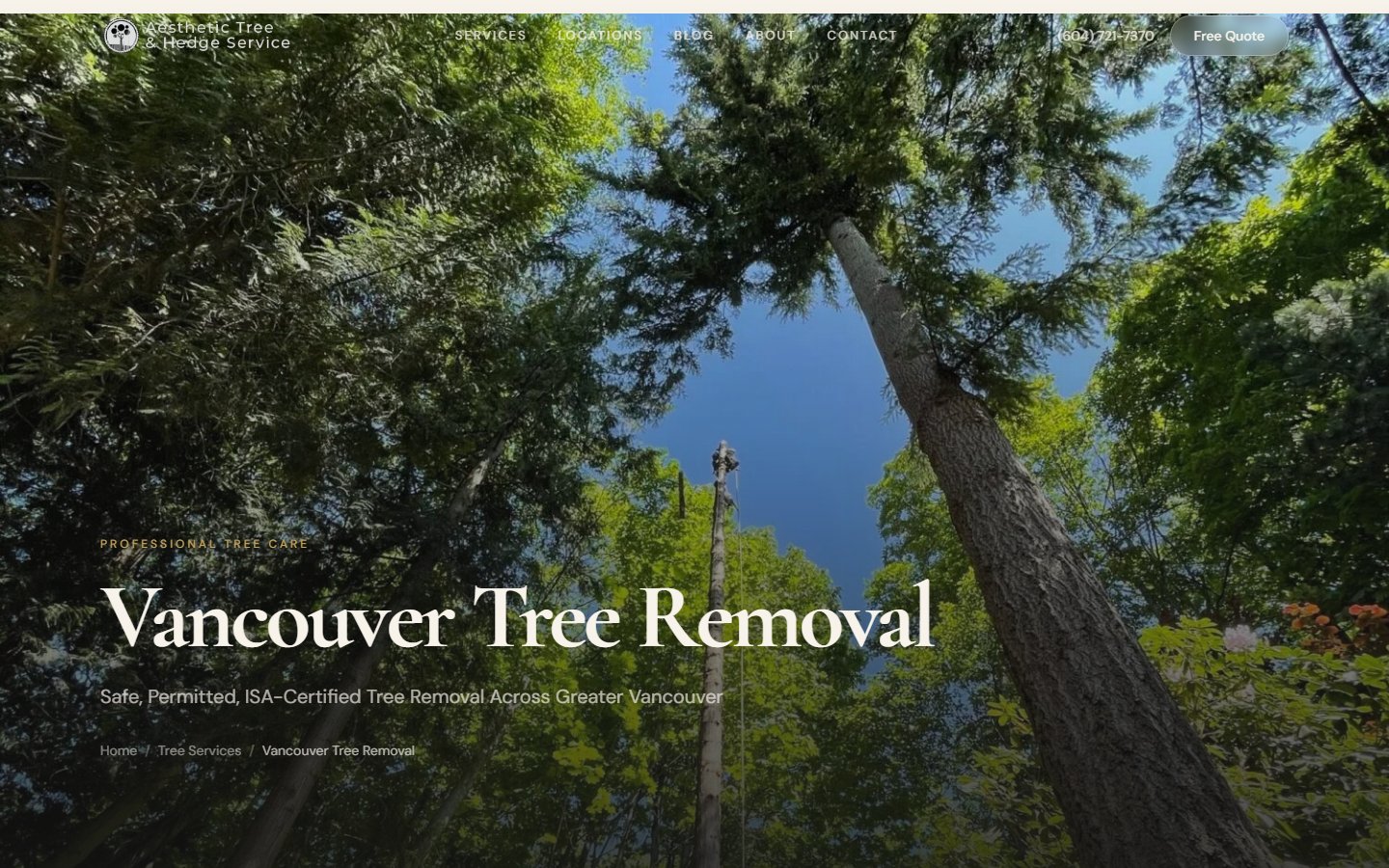 Aesthetic Tree & Hedge Services screenshot 2